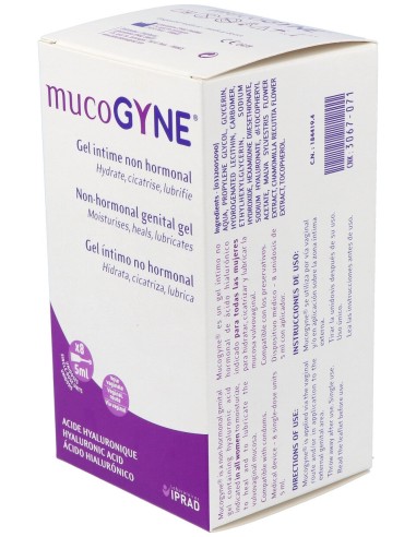 Mucogyne Gel Íntimo No Hormonal 8 Unidades X 5Ml