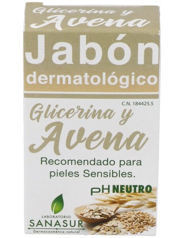 Sanasur Jabon Glicerina Y Avena 100 Gr