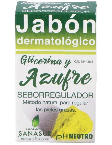 Sanasur Jabon Glicerina Azufre 100 G