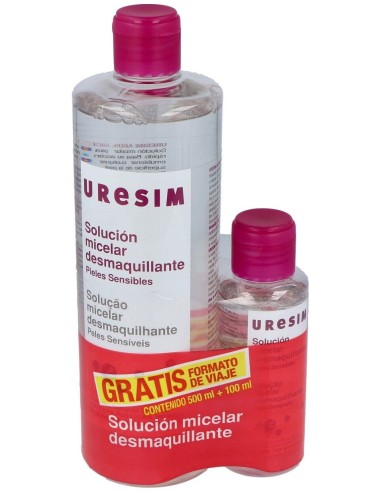 Uresim Solucion Micelar Desmaquillante 500Ml.