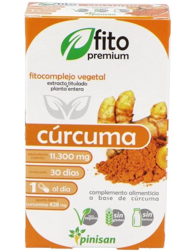 Fito Premium - Curcuma - Pinisan - 30 Cápsulas