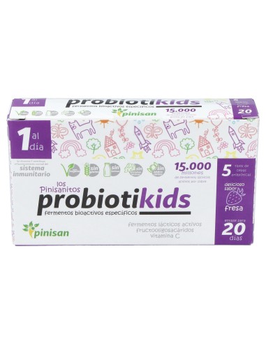 Pinisan Probiotikids Sabor Fresa 20 Sobres