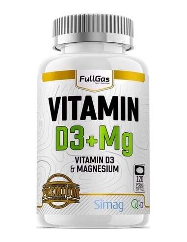 Fullgas Vit D3 Quali-D + Magnesio Simag 120 Perlas