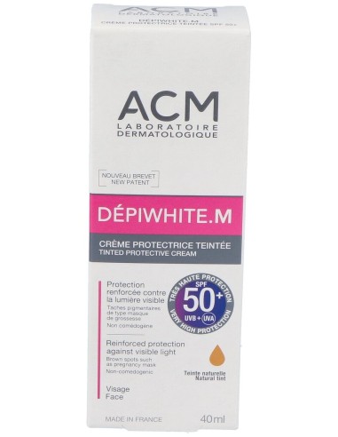 Depiwhite M. Crema Con Color (Dorado) Spf 50 40Ml.