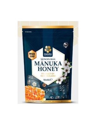 Manuka Health Miel De Manuka Rawmgo 100+ Monofloral 10Uds