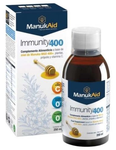 Manuka New Zeland Manukaid Immunity 400+ Jarabe 250Ml