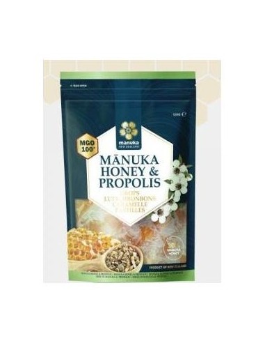 Manuka New Zealand Caramelos Mgo 100+ 30%_ Propolis & Isomalt 120G