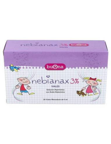 Nebianax 3% Limpieza Nasal 20Viales