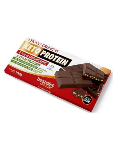 Bestdiet Tableta De Chocolate Crunchy Ketoprotein 100G