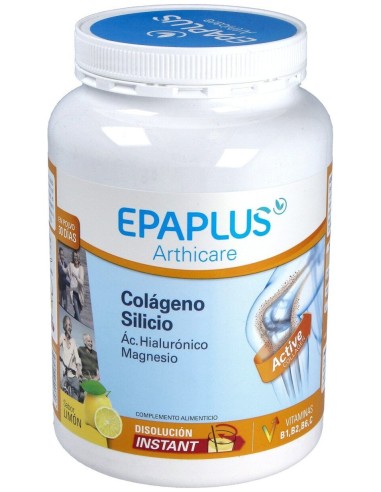 Epaplus Arthicare Colágeno + Silicio + Hialuronico + Magnesio Polvo Sabor Limón 325G