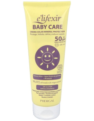 Elifexir Baby Care Crema Solar Mineral Spf50 100 Ml