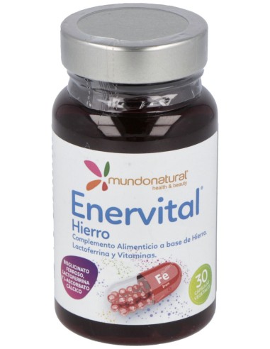 Mundonatural Enervital Hierro 30Caps