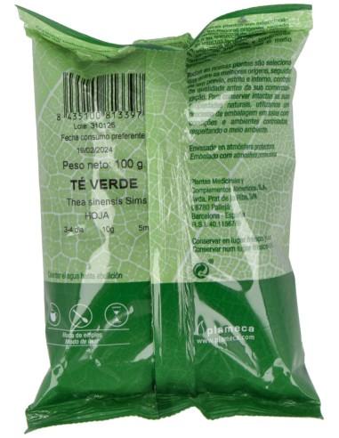 Te Verde Entero Bolsa 100Gr.