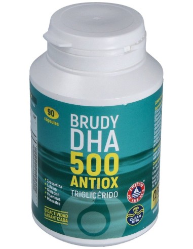 Brudy Dha 500Mg Antiox Triglicérido 90Caps