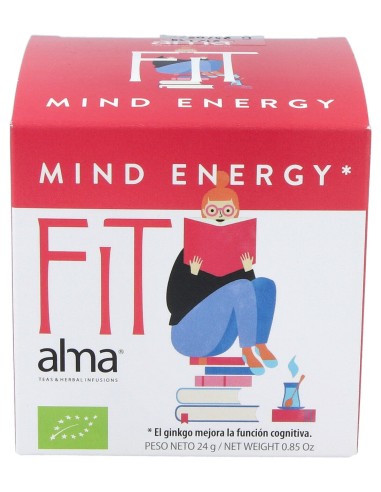 Alma Fit Mind Energy Infusión Eco Vegan 12Uds