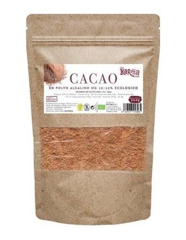 Cacao En Polvo Alcalino Mg 10-12% 200Gr. Eco Vegan