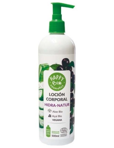 Happy Bio Cosmetics Locion Corporal Hidra-Natur Aloe 500Ml