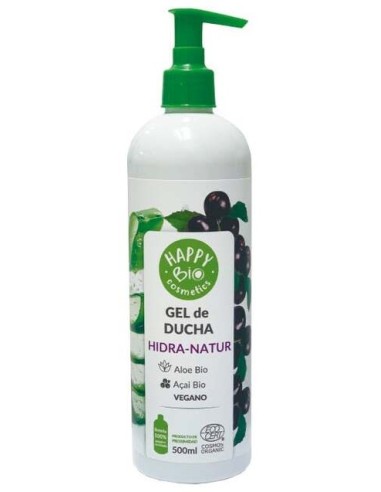 Happy Bio Cosmetics Gel De Ducha Açai-Aloe Bio 500Ml