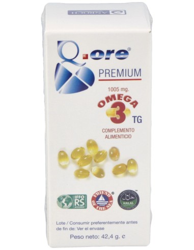 Q.Ore Premium Omega 3 60Perlas