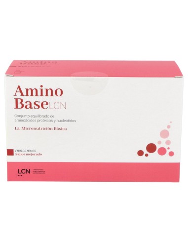 Lcn Amino Base Sabor Frutos Rojos 30 Sobres