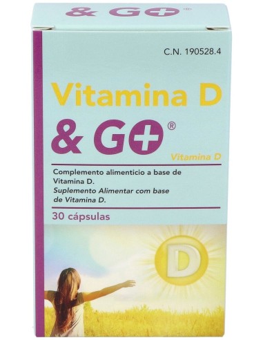 Laboratorios Pharma & Go Vitamina D & Go 30Caps