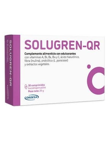 Solugren Qr 30 Comprimidos Bucales