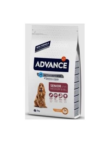 Advance Canine Senior Medium Pollo Arroz 3Kg.