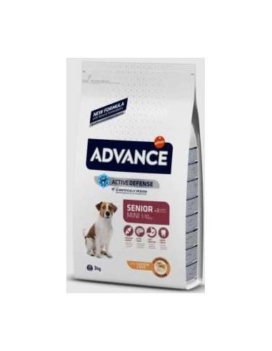 Advance Canine Senior Mini Pollo Arroz 3Kg.