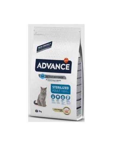 Advance Feline Adult Sterilized Pavo 3Kg.