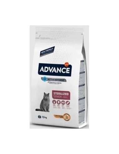 Advance Feline Senior+10 Steril. Pollo 1,5Kg.