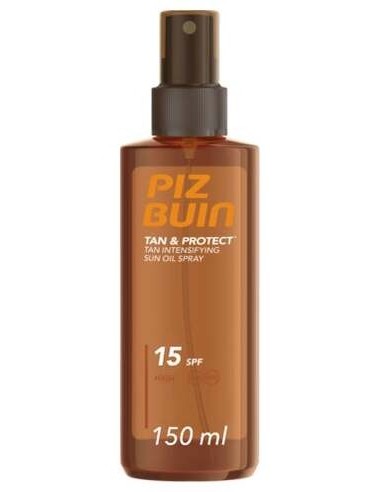 Piz Buin Tan &Amp Protect Spray Spf15 Aceite Solar 150Ml