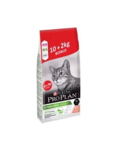 Pro Plan Feline Esterilizado Salmon 10Kg. + 2Kg.