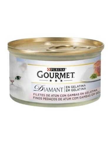 Gourmet Diamant Laminas Atun Gambas Gelat. 24X85Gr