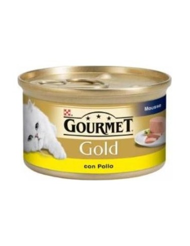 Gourmet Gold Mousse Pollo Caja 24X85Gr.