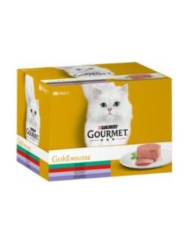 Gourmet Gold Mousse Ternera Caja 24X85Gr Multipack