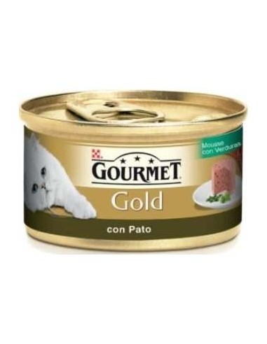 Gourmet Gold Mousse Pato Espinaca Caja 24X85Gr.