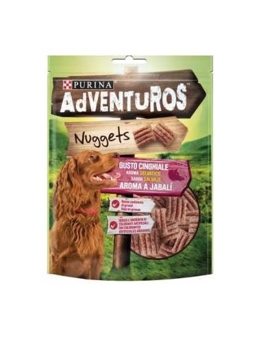 Adventuros Canine Nuggets Jabali Salvaje 6X90Gr.