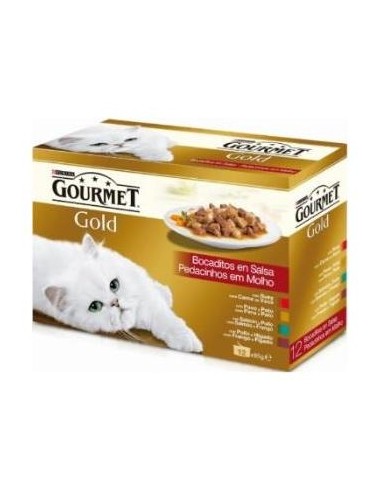 Gourmet Gold Bocaditos Salsa Surtido Caja 12X85Gr.