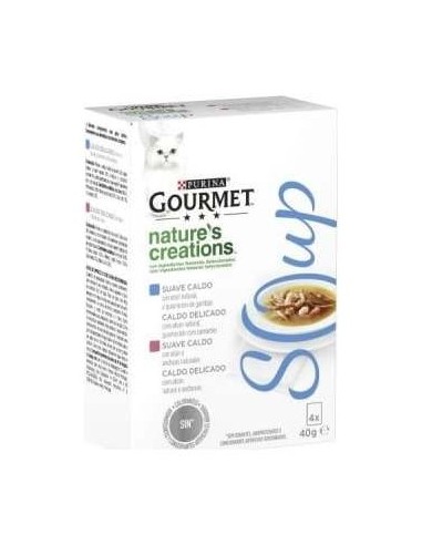 Gourmet Soup Atun Caja 4X40Gr.