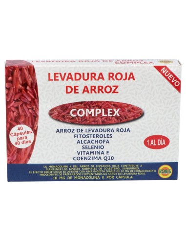 Levadura Roja De Arroz Complex 40Cap.