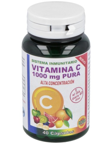 Vitamina C Pura 1000Mg. 40Cap.