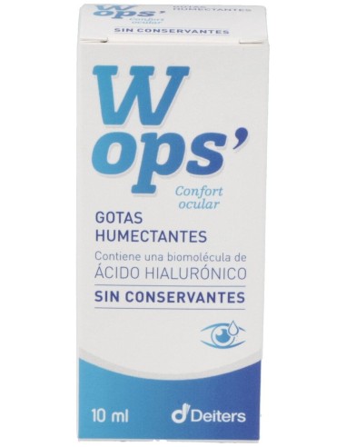 Wops Gotas Humectantes Sin Conservantes 10Ml.