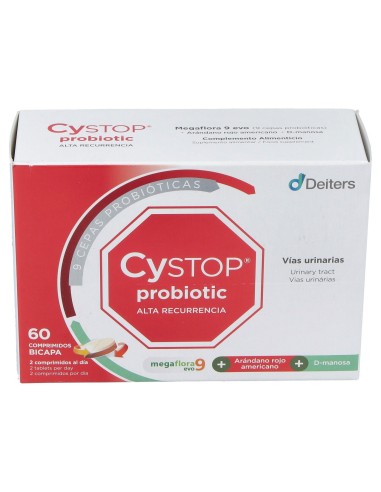 Cystop Probiotic Alta Recurrencia 60Comp.