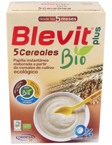 Blevit Plus Bio 5 Cereales 250Gr.