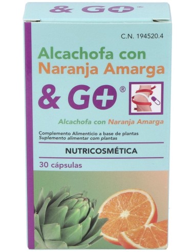 & Go Alcachofa Con Naranja Amarga 30Comp