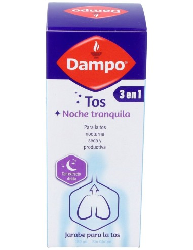 Dampo 3 E 1 Tos Noche Tranquila Jarabe 150Ml