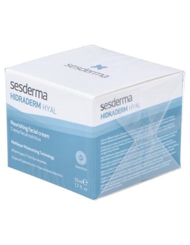 Sesderma Hidraderm Hyal Crema Facial Nutritiva, 50 Ml.