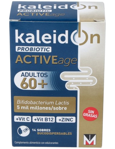 Kaleidon Probiótico Activeage Adultos 60+ 14 Sobres