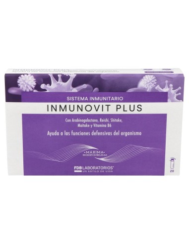 Fdb Inmunovit Plus 20 Ampollas