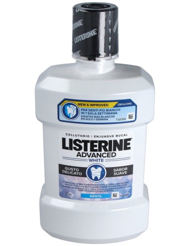 Listerine Advanced White Enjuague Bucal 1000Ml